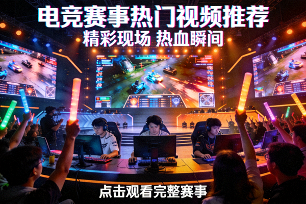 电竞赛事热门视频推荐预览 - 电竞比赛现场观众欢呼